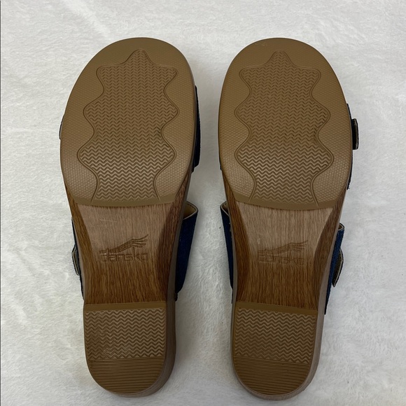 🤩NEW Dansko Women's Sophie Slide Sandal - Blue Denim🤩 - Picture 6 of 15